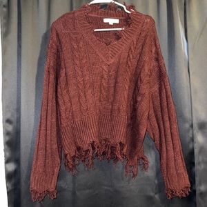 Maroon sweater never worn